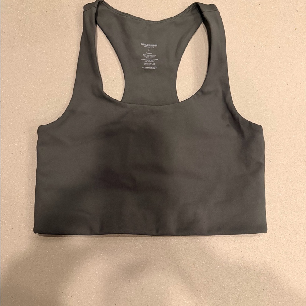 Girlfriend Collective Gray Sports Bra